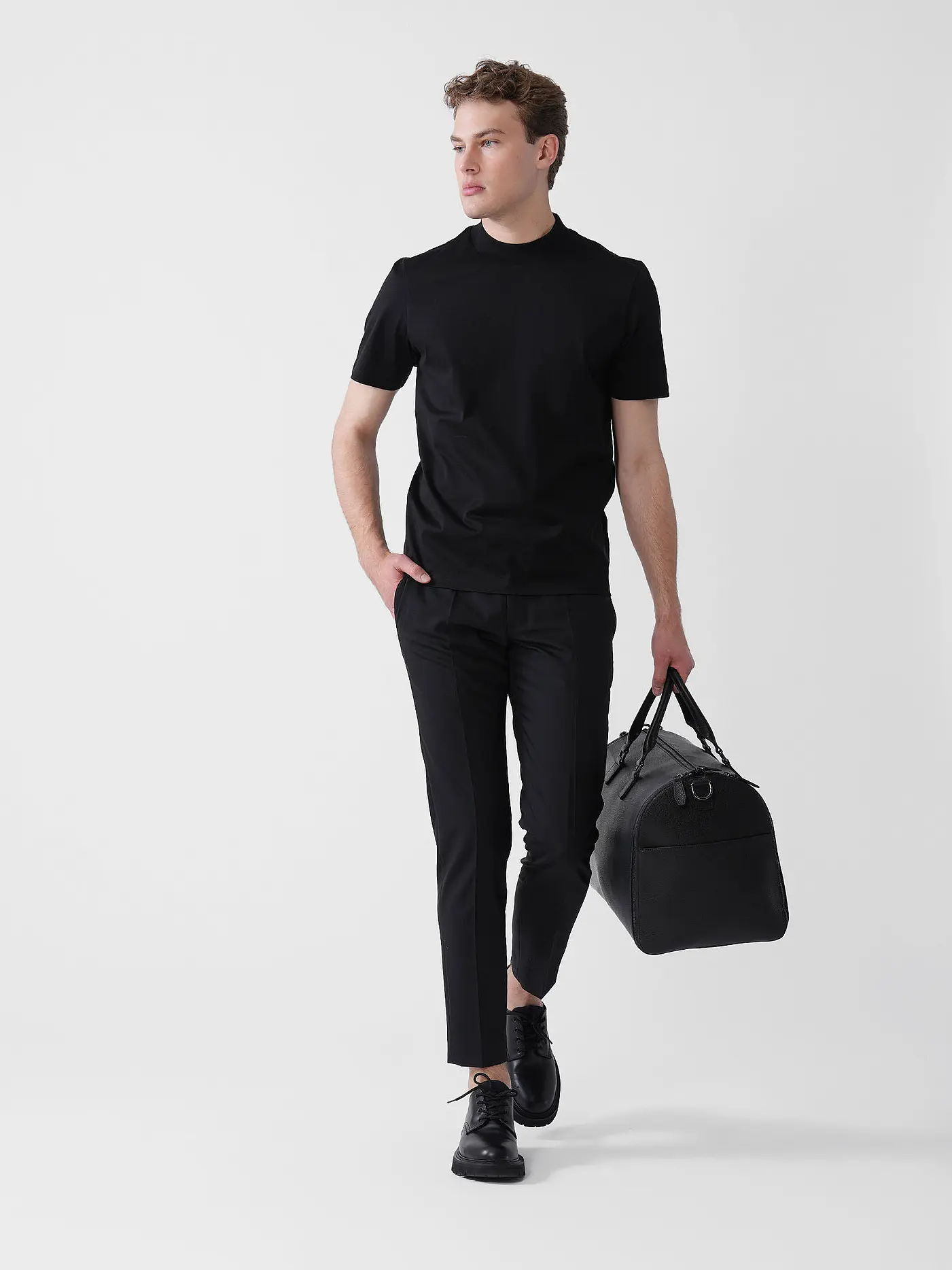 HUGO | T-Shirt DIMERSOM | schwarz